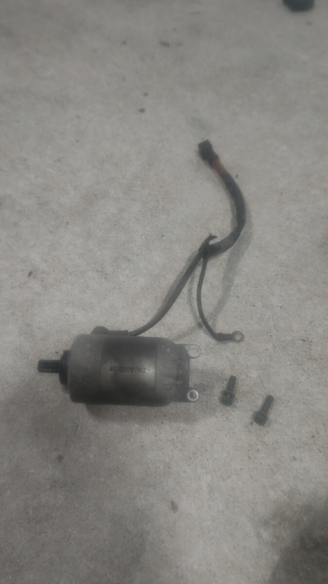 ヤマハ シグナスX CYGNUSX LPRSE4620 実動 純正 セルモーター スターターモーター 電装系 ストック ベース 4C6-0097WZ YAMAHA SE44J 台湾拍卖