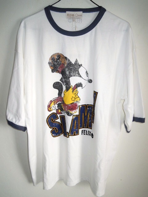 値下げ♪1点もの〓FELIXフィリックス&ロゴス★LOGOS DAYS〓コラボnew半袖TシャツL〓新品タグ付拍卖