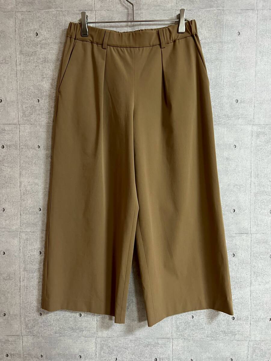 自由区 パンツ レディース ブラウン サイズ38 M カジュアル オフィス キレイめ拍卖