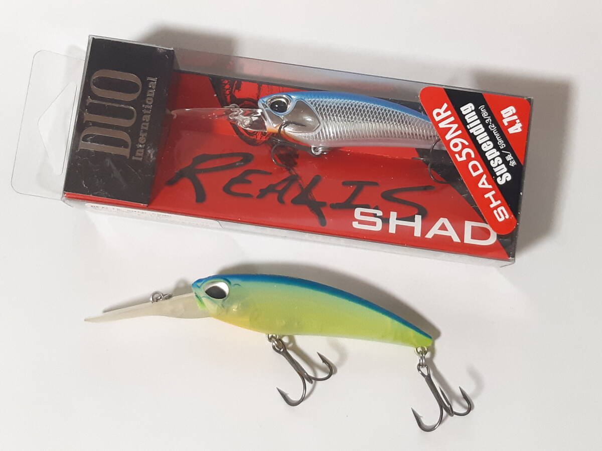 新品 美品 デュオ レアリス シャッド 59MR ・ 62DR ◆2個セット◆ DUO REALIS拍卖