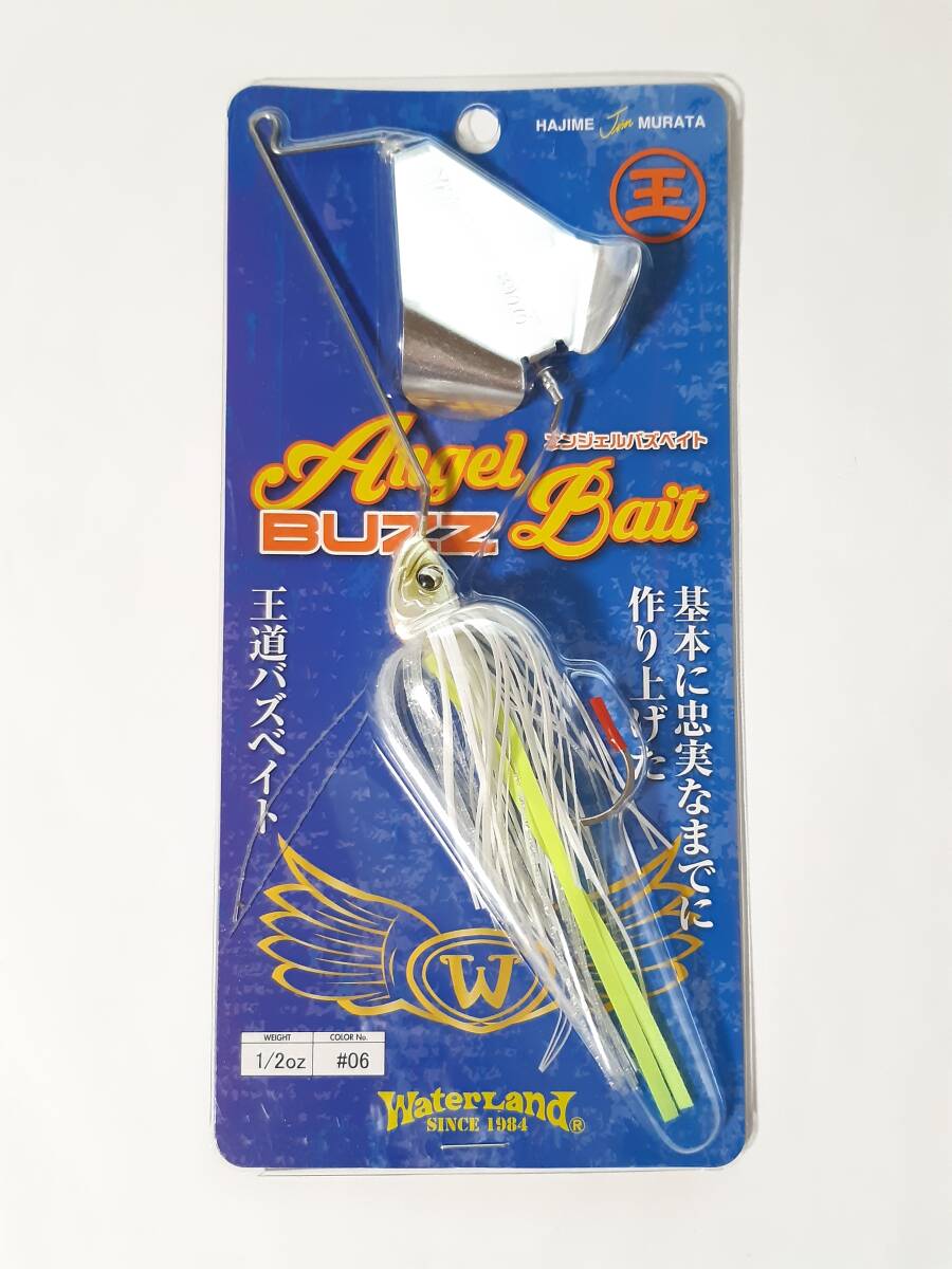 新品 ウォーターランド エンジェル バズベイト 1/2oz  ホワイトシルバー拍卖
