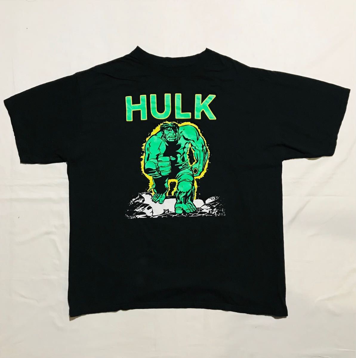 アメコミTee【MARVEL/HULK】サイズXXL/ハルク/マーベル/ブラック拍卖