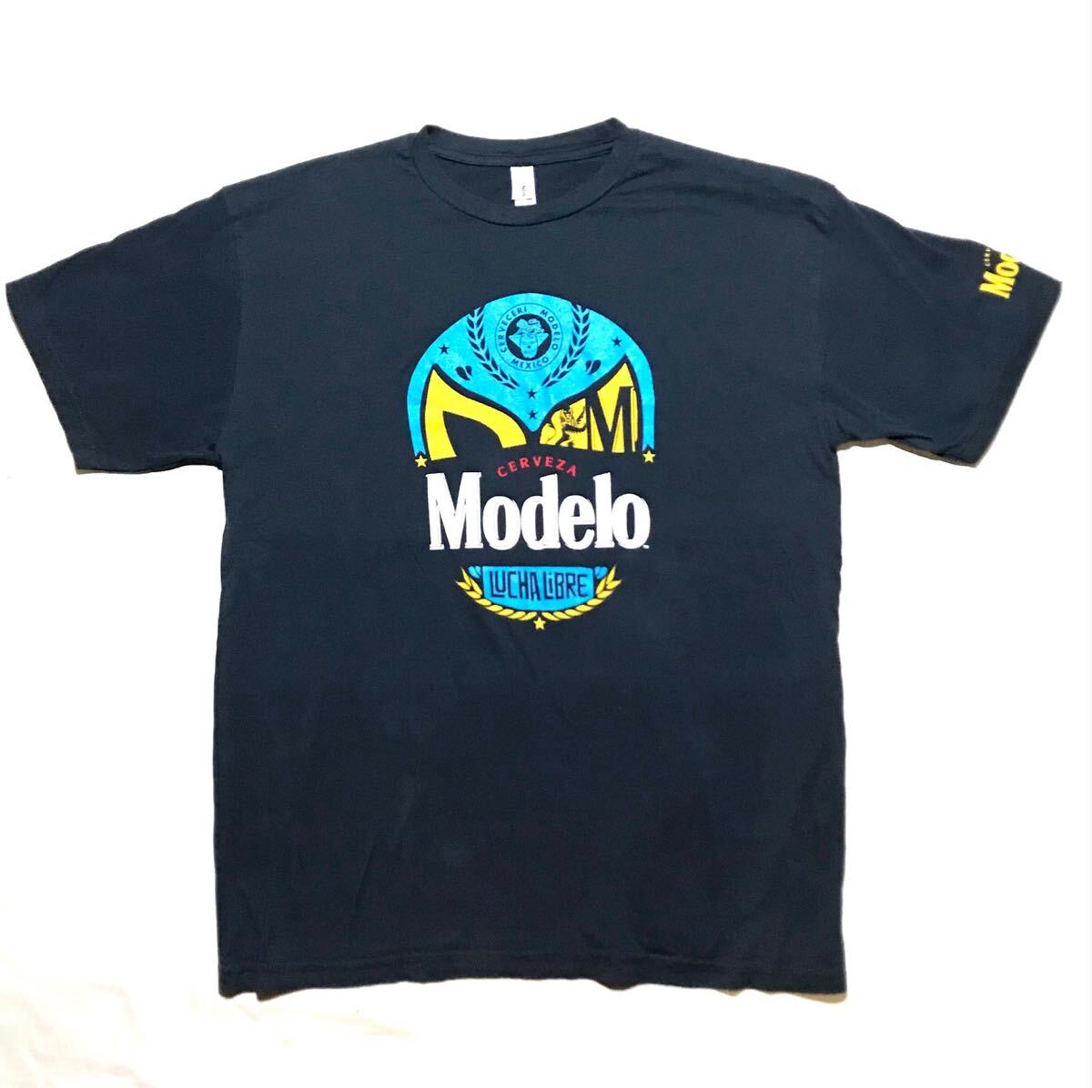 Tシャツ【MODELO】サイズXL/モデロ/ビール/ルチャリブレ/メキシコ/BEER拍卖