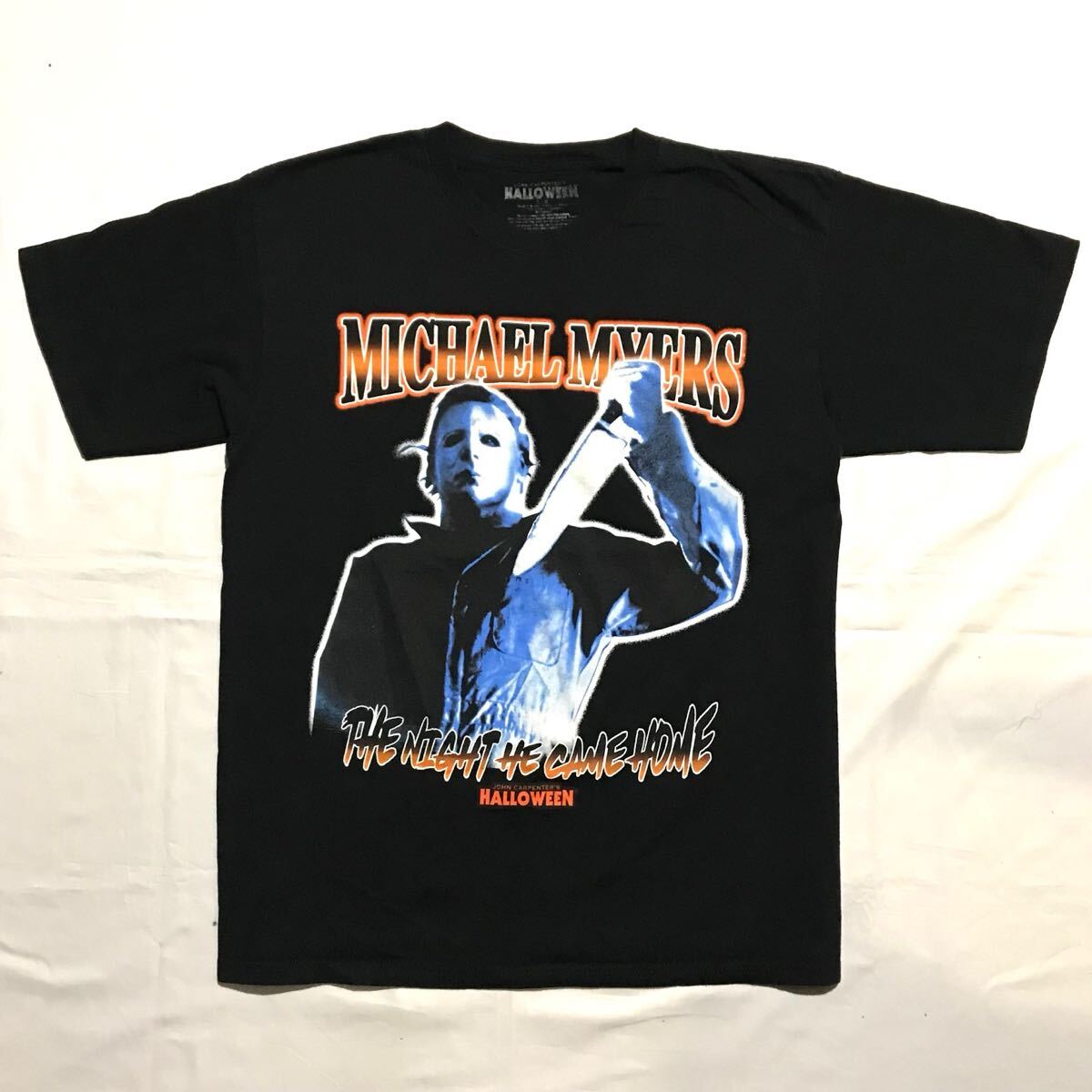 Movie Tee【HALLOWEEN】サイズL/ハロウィン/ジョンカーペンター/ホラー映画Tee拍卖