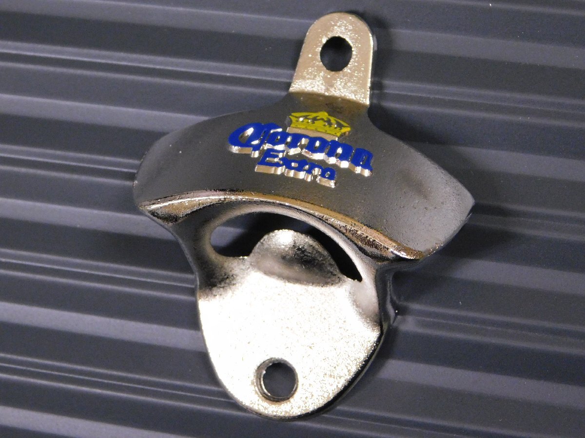 ◆送料\185◆【Corona Extra・コロナビール】※《壁掛けボトルオープナー》 アメリカン雑貨 壁取り付け専用拍卖