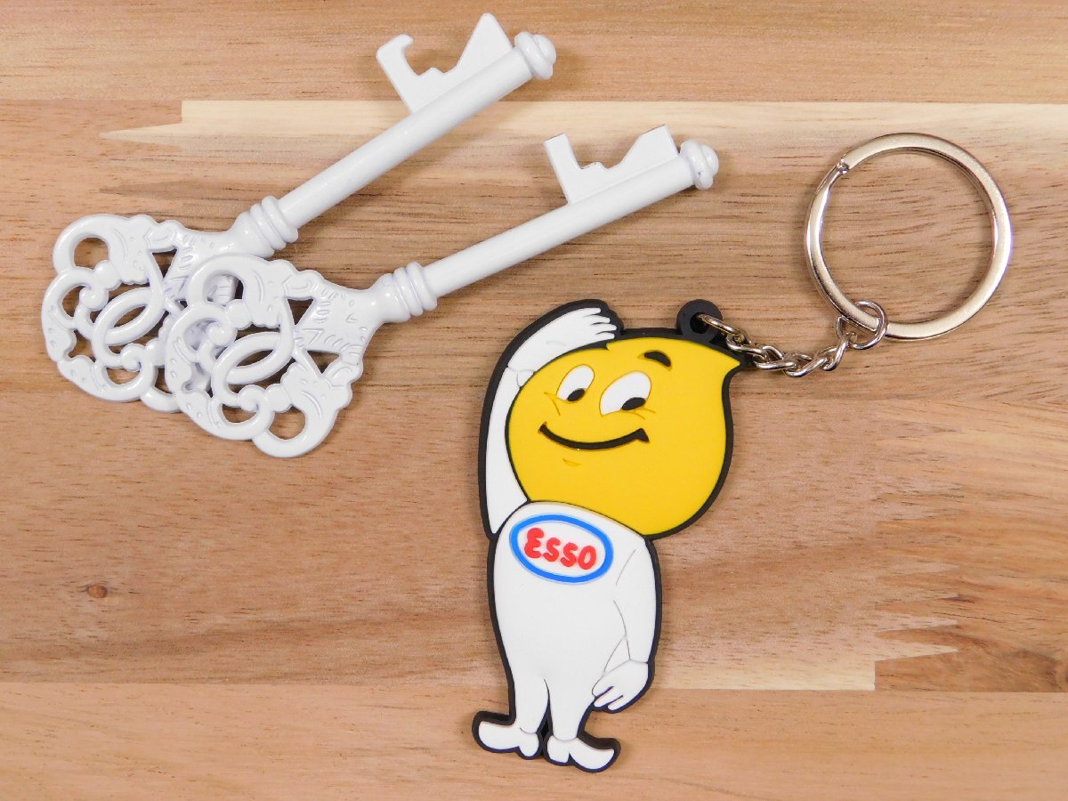 ◆送料\110◆【ESSO BOY・エッソボーイ】※《キャラクターラバーキーホルダー》 アメリカン雑貨 キーリング拍卖
