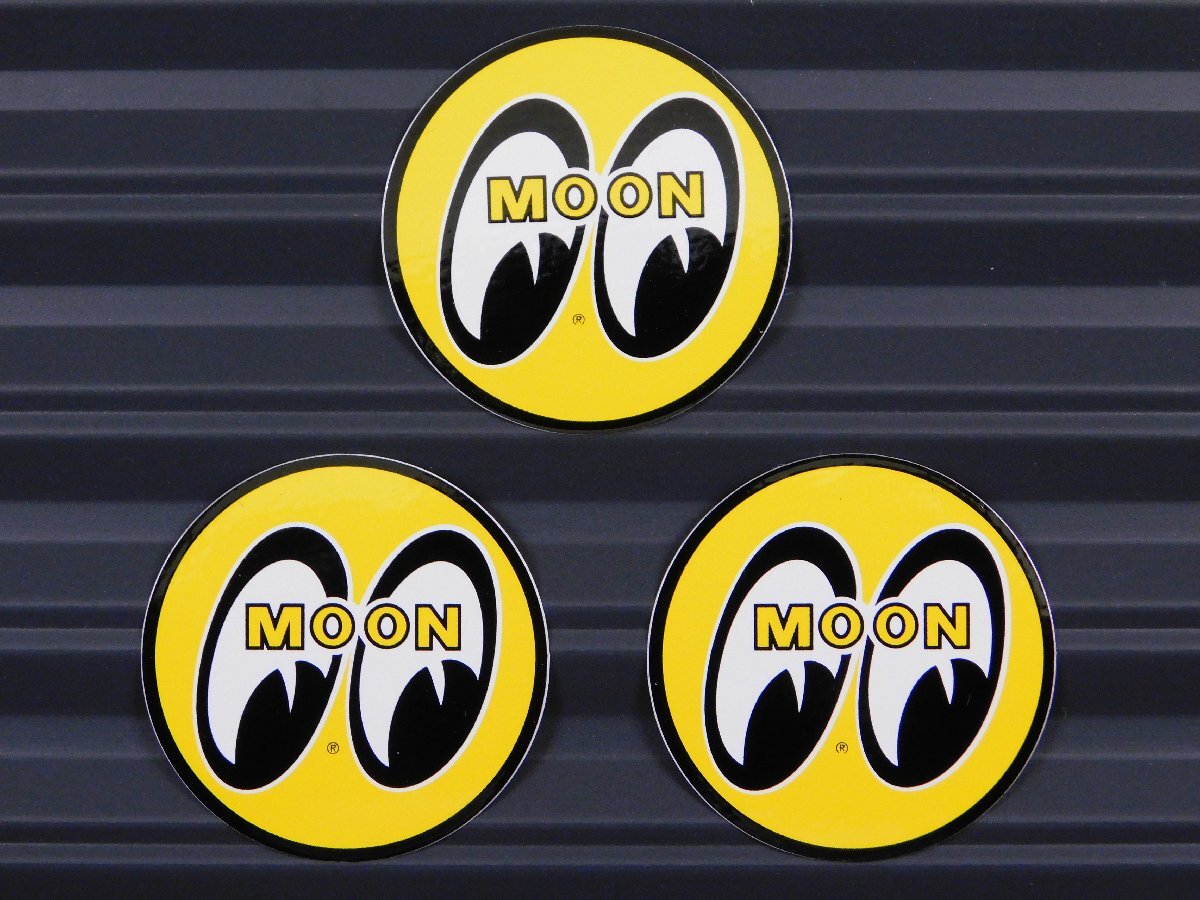 ◆送料\110◆【MOONEYES・ムーンアイズ】※《アイボールステッカー・直径40mm / 3枚セット》 DM055拍卖
