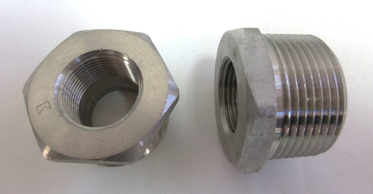 未使用品在庫処分 SUSブッシング 1-1/4×3/4 2個組 ネジ込み式管継手ステンレスブッシング32×20拍卖