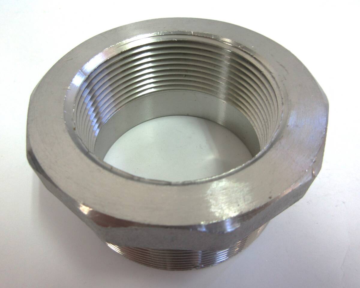 未使用品在庫処分 SUSブッシング 2-1/2×2 ネジ込み式管継手ステンレスブッシング65×50拍卖