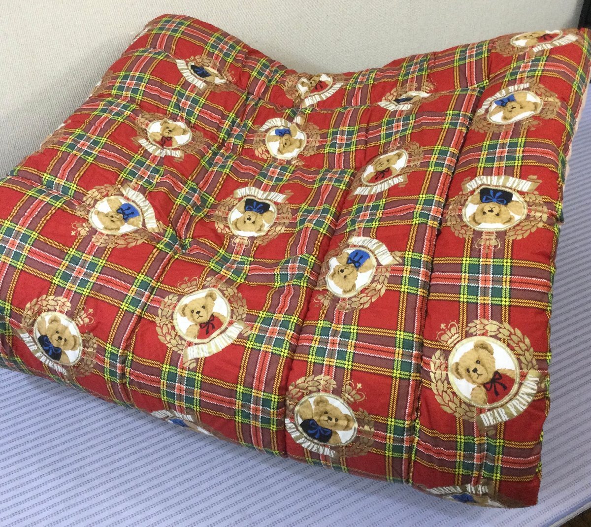 ◆訳アリ★こたつ掛ふとん◆長方形・190x240㎝★ふとん側・綿100%◆かわいいクマ柄拍卖