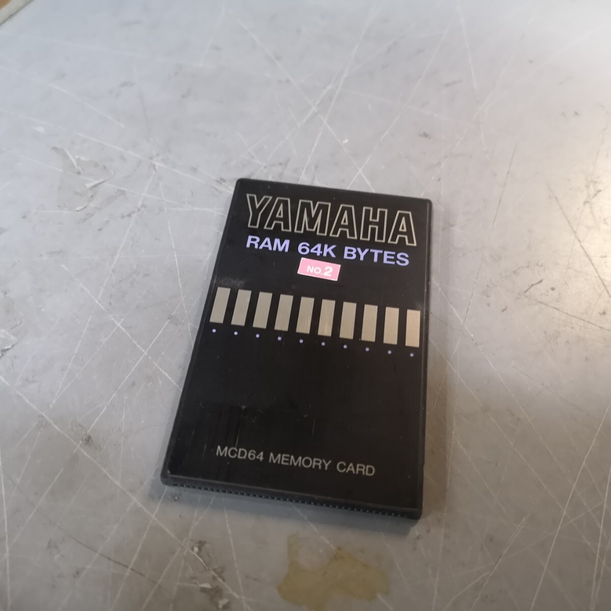 YAMAHA RAM 64K BYTES メモリーカード ジャンク扱い クリック 送料無料!!拍卖