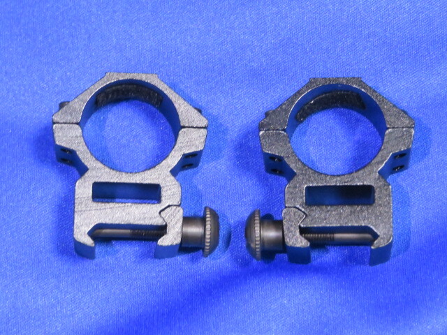スコープマウントリング 1インチチューブ用(25.4mm)20mmマウントレール対応(高さ約14mm)   ライフル 散弾銃 狩猟 射撃拍卖