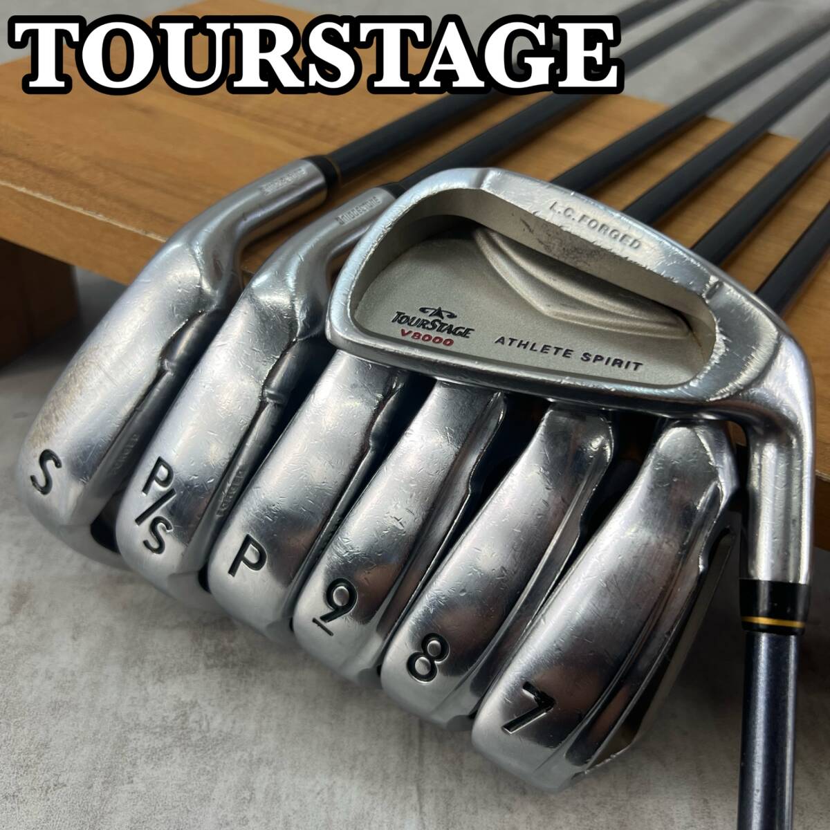 ツアーステージ レディースゴルフ アイアン7本セット カーボン L 右利き用 TOURSTAGE拍卖