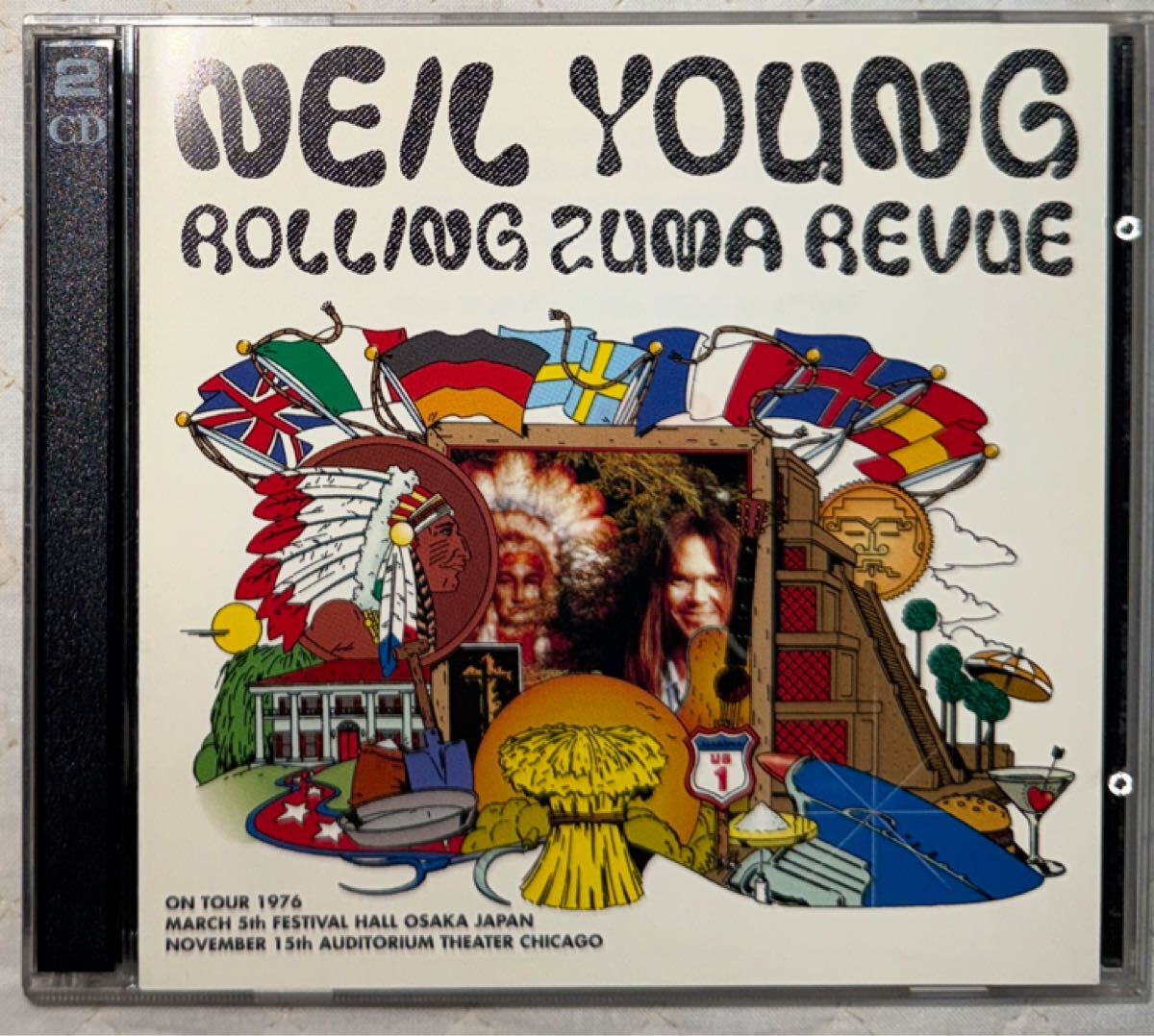 2CD!Neil Young / ニール・ヤング / ROLLING ZUMA REVUE / ON TOUR 1976 / WILD WOLF拍卖