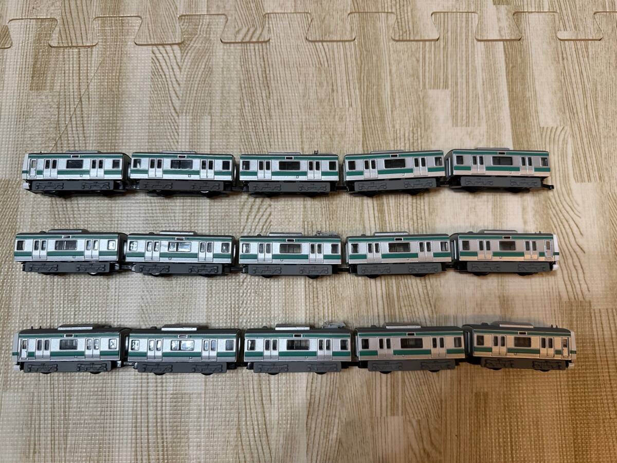 【フル編成】Bトレインショーティー E231系 常磐線試運転帯 10両+5両拍卖