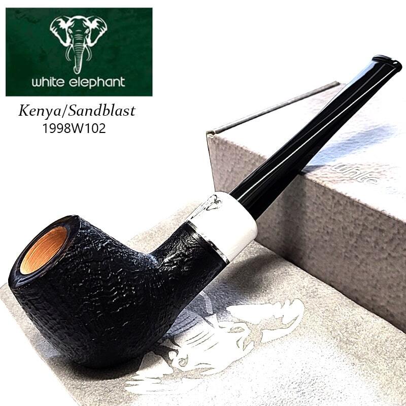 ホワイトエレファント パイプ 本体 WE ケニア SB 14 タバコ 喫煙具 9mm 天然木 おしゃれ ビリヤード サンドブラスト かっこいい拍卖