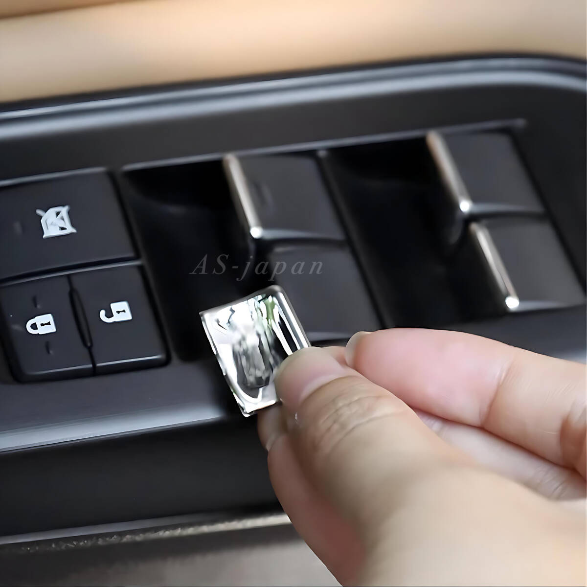 レクサス NX200t NX300h (前期型) パワーウィンドウスイッチ メッキ ガーニッシュ メッキ 装飾カバー 内装 カスタム ドレスアップ パーツ拍卖