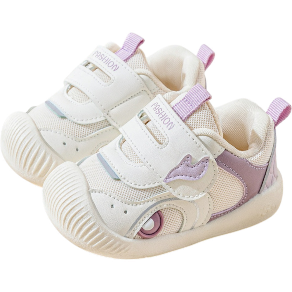 ☆ パープル ☆ 17(13.5cm) ☆ ベビーシューズ スニーカー 靴 PUレザー かわいい ベビーシューズ スニーカー 靴 ファーストシューズ拍卖