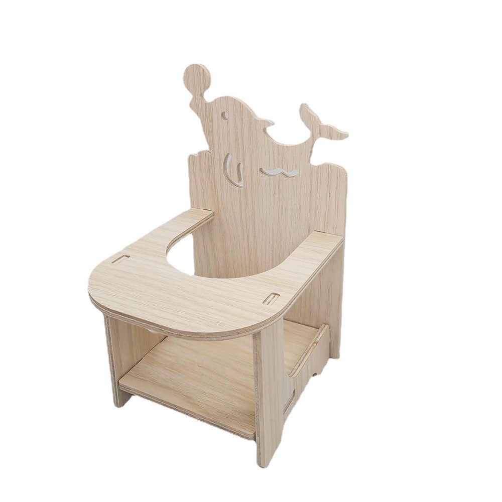 ☆ Dタイプ ☆ ハムスター用 チェア 木製 pmychairw01 ハムスター おもちゃ 小動物用 玩具 木製 モルモット イス いす ケージ 小屋 遊び場拍卖