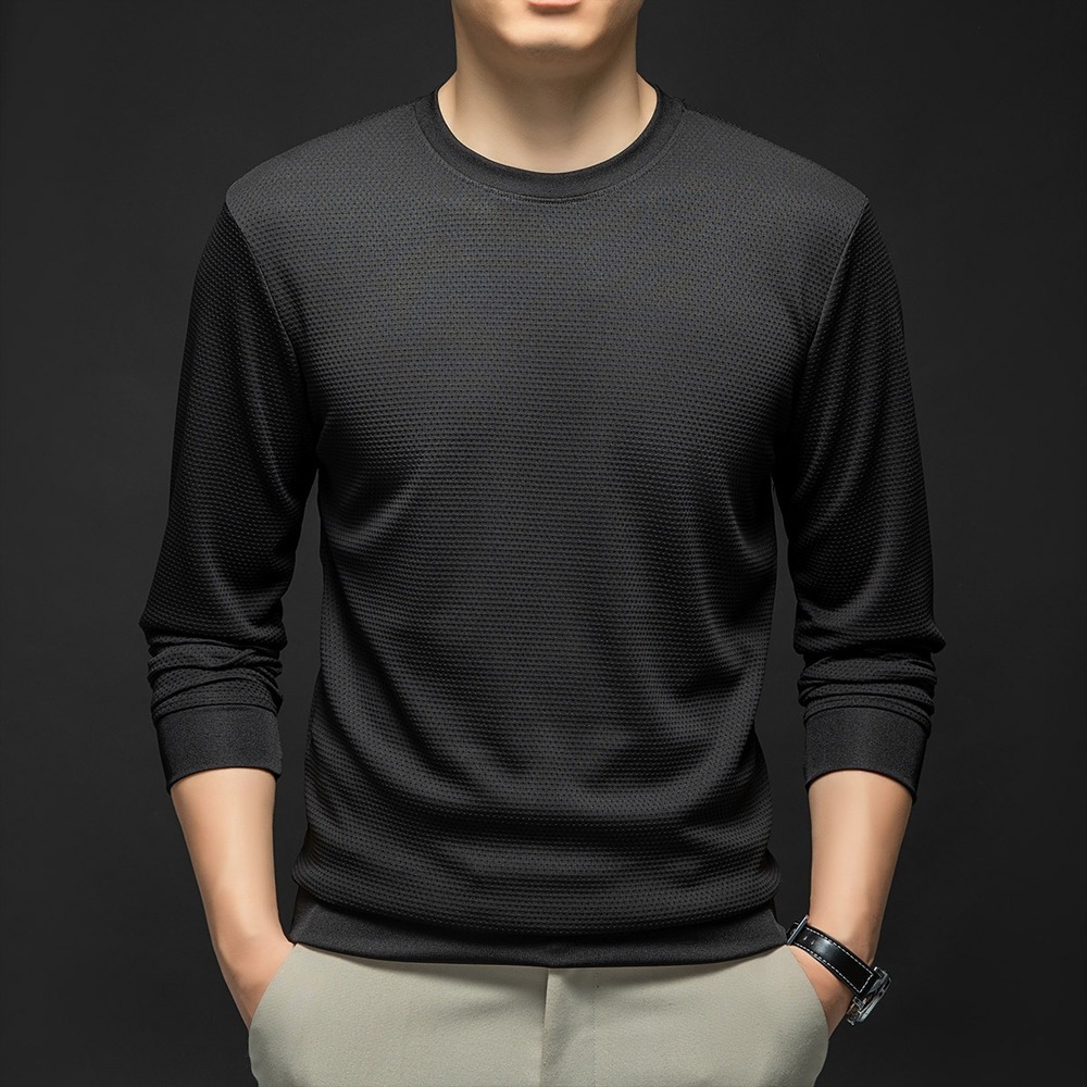 ☆ ブラック ☆ M ☆ 長袖Tシャツ カジュアル メンズ Tシャツ 長袖 メンズ tシャツ 長袖tシャツ 長袖Tシャツ メンズTシャツ カットソー拍卖