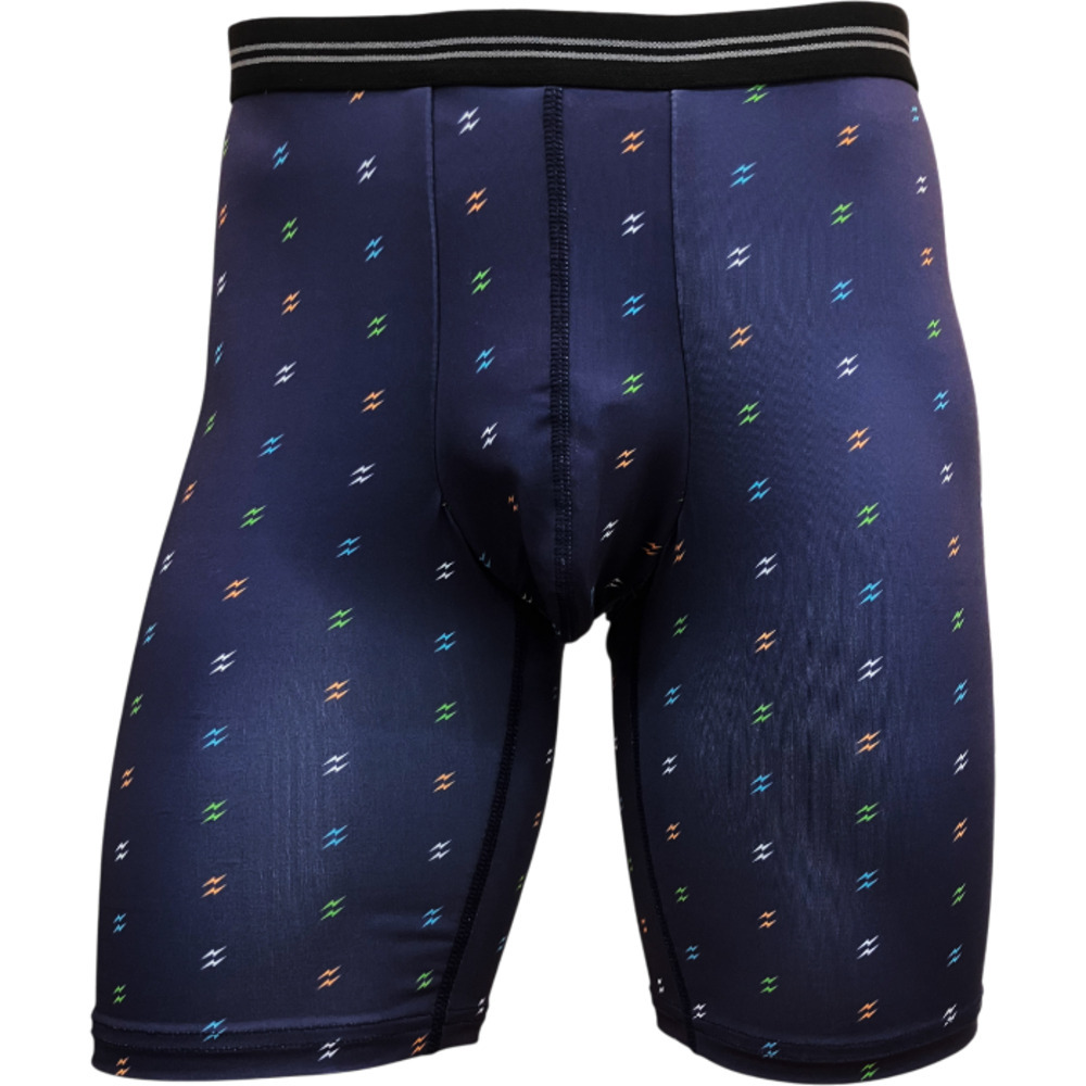 ☆ ネイビー5(065) ☆ Mサイズ ☆ 【JIWARAN】ロングボクサーブリーフ(ちょい漏れ) JIWARAN ロング ボクサーブリーフ メンズ拍卖