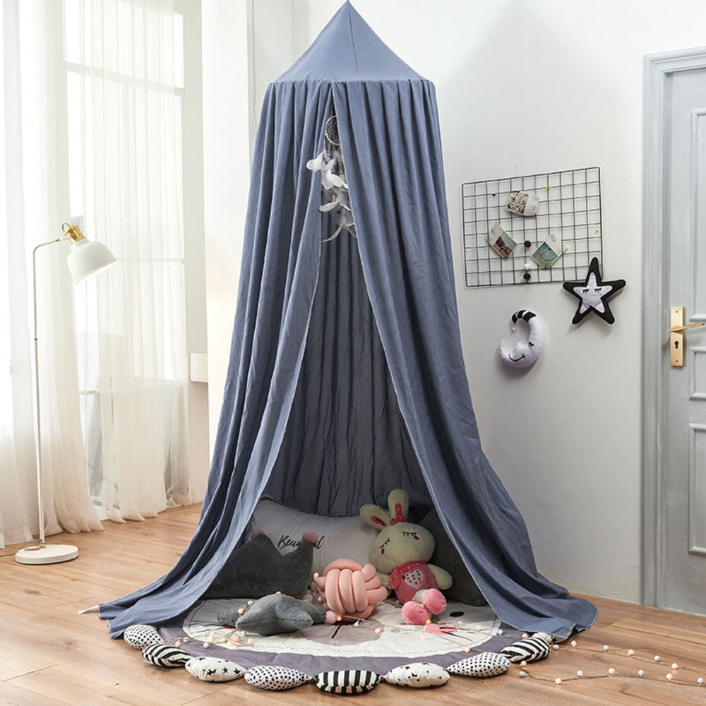 ☆ ブルー ☆ スリーピングカーテン ベッド蚊帳 yksxj01 ベッド蚊帳 天蓋 プリンセスカーテン モスキートネット キャノピー拍卖