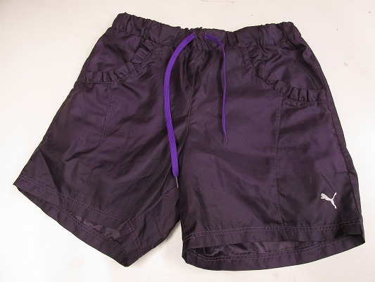 k8150:PUMA(プーマ) #902951 ウーブンショーツ S/w61 ポリショーツ トレーニングウェア パープル紫 レディース:36拍卖