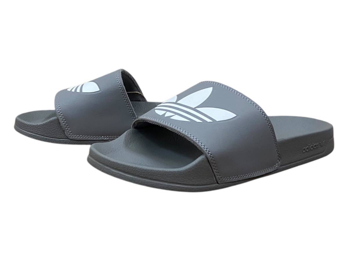 adidas (アディダス) ADILETTE LITE SLIDES シャワーサンダル アディレッタ FU7592 27.5cm US9 グレー メンズ/078拍卖