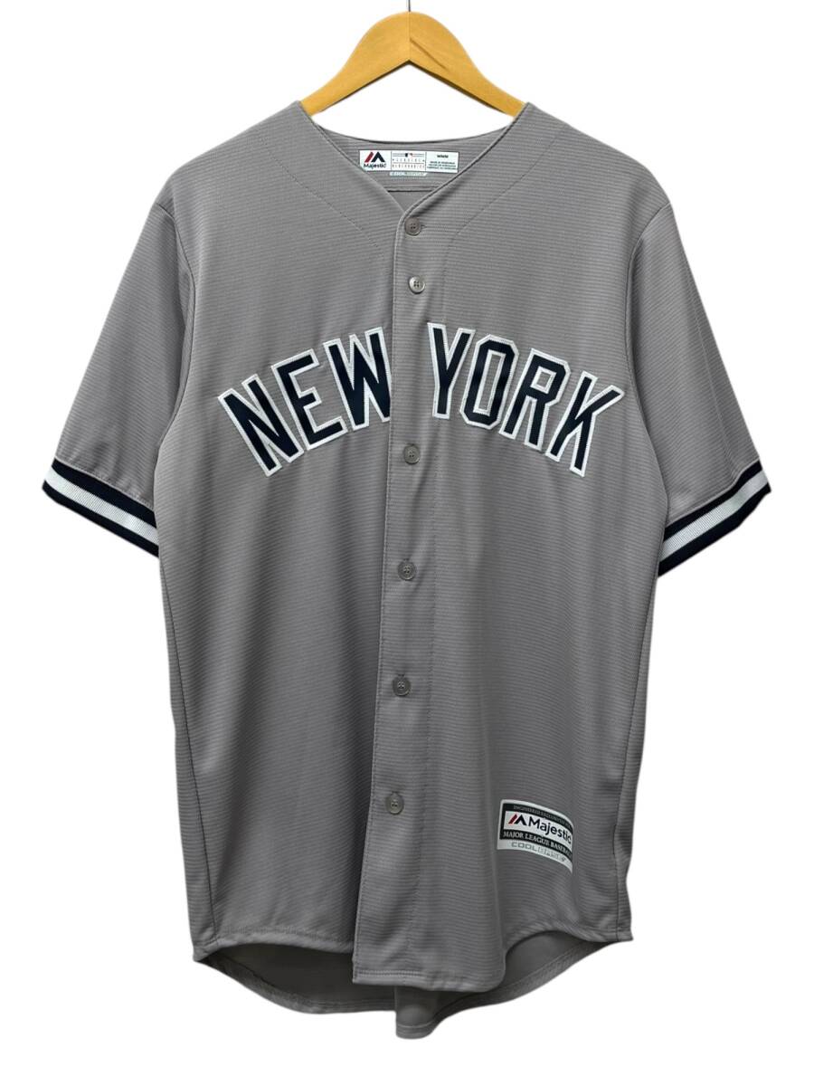 Majestic (マジェスティック) MLB ニューヨーク・ヤンキース #88 ユニフォーム ベースボールシャツ M グレー メンズ/199拍卖