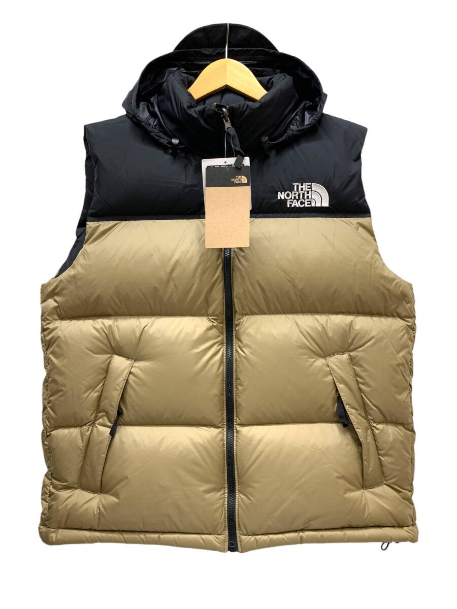 THE NORTH FACE (ザノースフェイス) Nuptse Vest ベスト ND92557 L ブラック×クラシックカーキ メンズ/036拍卖