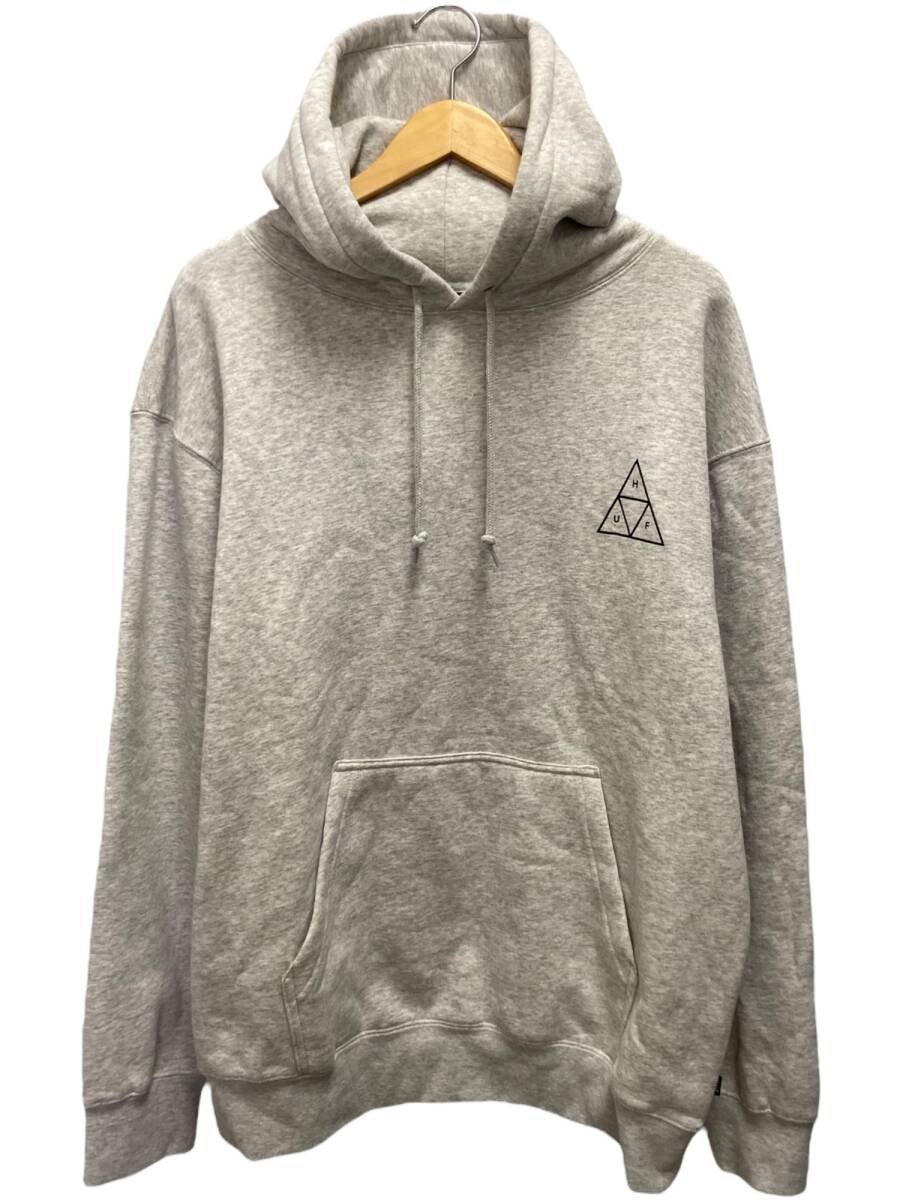 HUF (ハフ) HUF SET TT P/O HOODIE パーカー バックプリント ポリエステル混 PF00572 L ヘザーグレー メンズ/199拍卖