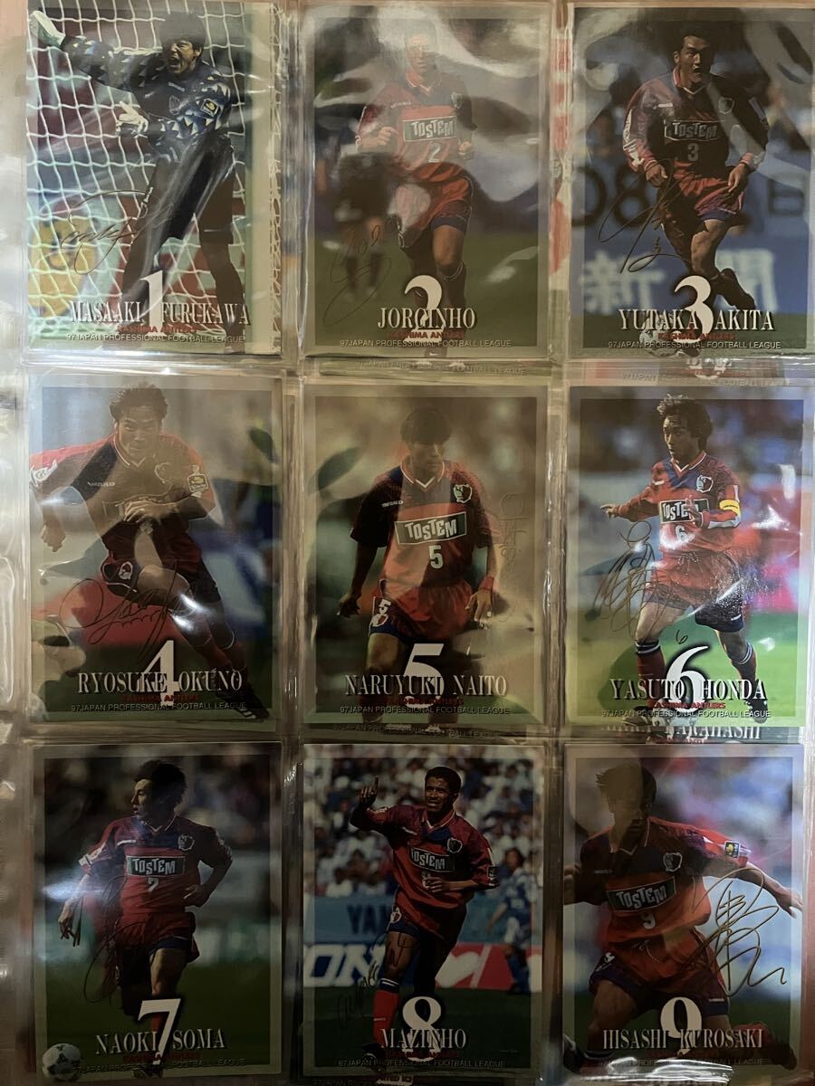 1997 97 Jカード Jリーグ オフィシャル トレーディングカード コンプリート コンプ 1~297 中村俊輔RCルーキーカード 三浦知良 中田英寿 拍卖