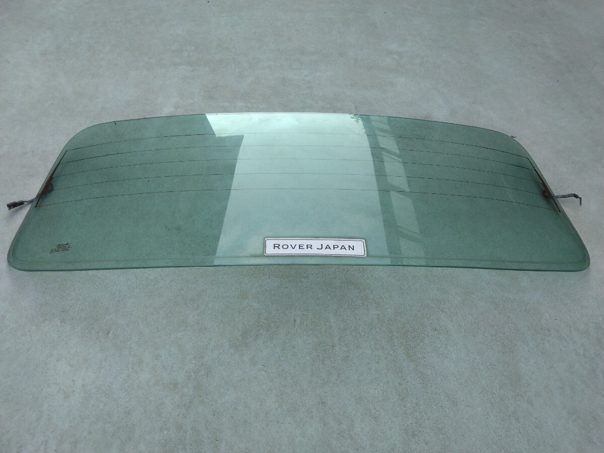 ローバーミニ リアガラス リアウィンドウ 当時物 ROVER ステッカー付 sicrsiv 43R-000982拍卖