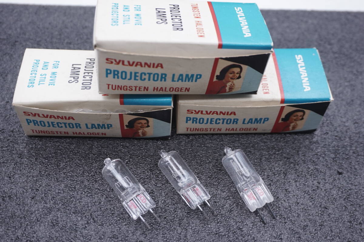 3個セット SYLVANIA PROJECTOR LAMP シルバニア プロジェクターランプ USA ③④⑤ 100V 150w 150WM拍卖