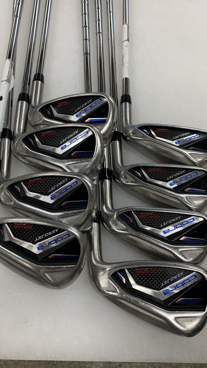 爆飛び cobra AEROJET ONE LENGTH コブラ エアロジェット ワンレングス 5-P GW SW 8本セット MPH 95 S拍卖