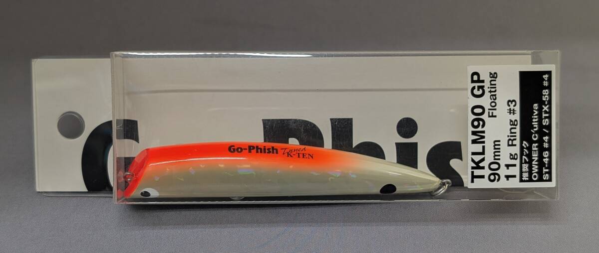 ゴーフィッシュ★リップレスミノー TKLM 90 GP #13 オレンジパール★新品 Go-Phish x タックルハウス拍卖
