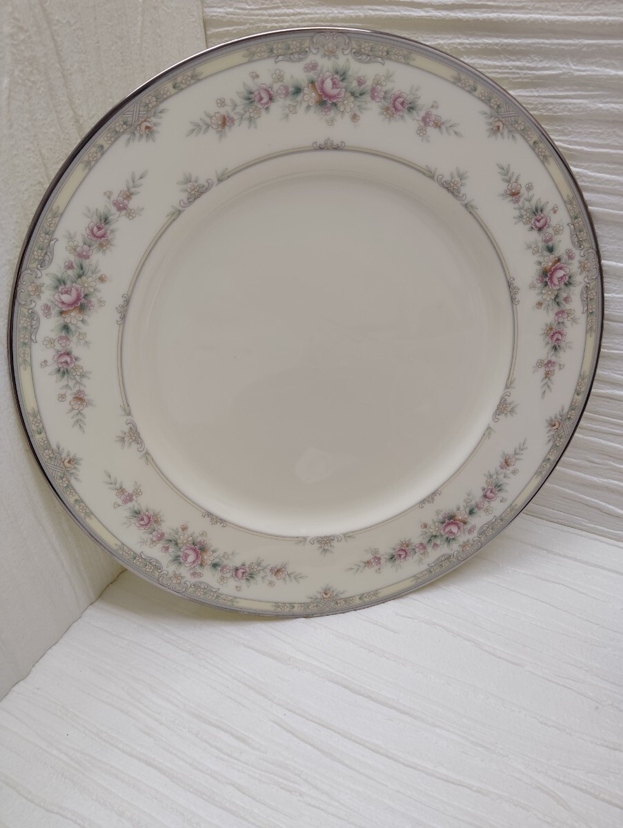 ノリタケ  Noritake  プレート シェナンドー ボーンチャイナ SHENANDOAH 日本製 Japan 約27センチ 6枚セット  花柄  食器 拍卖