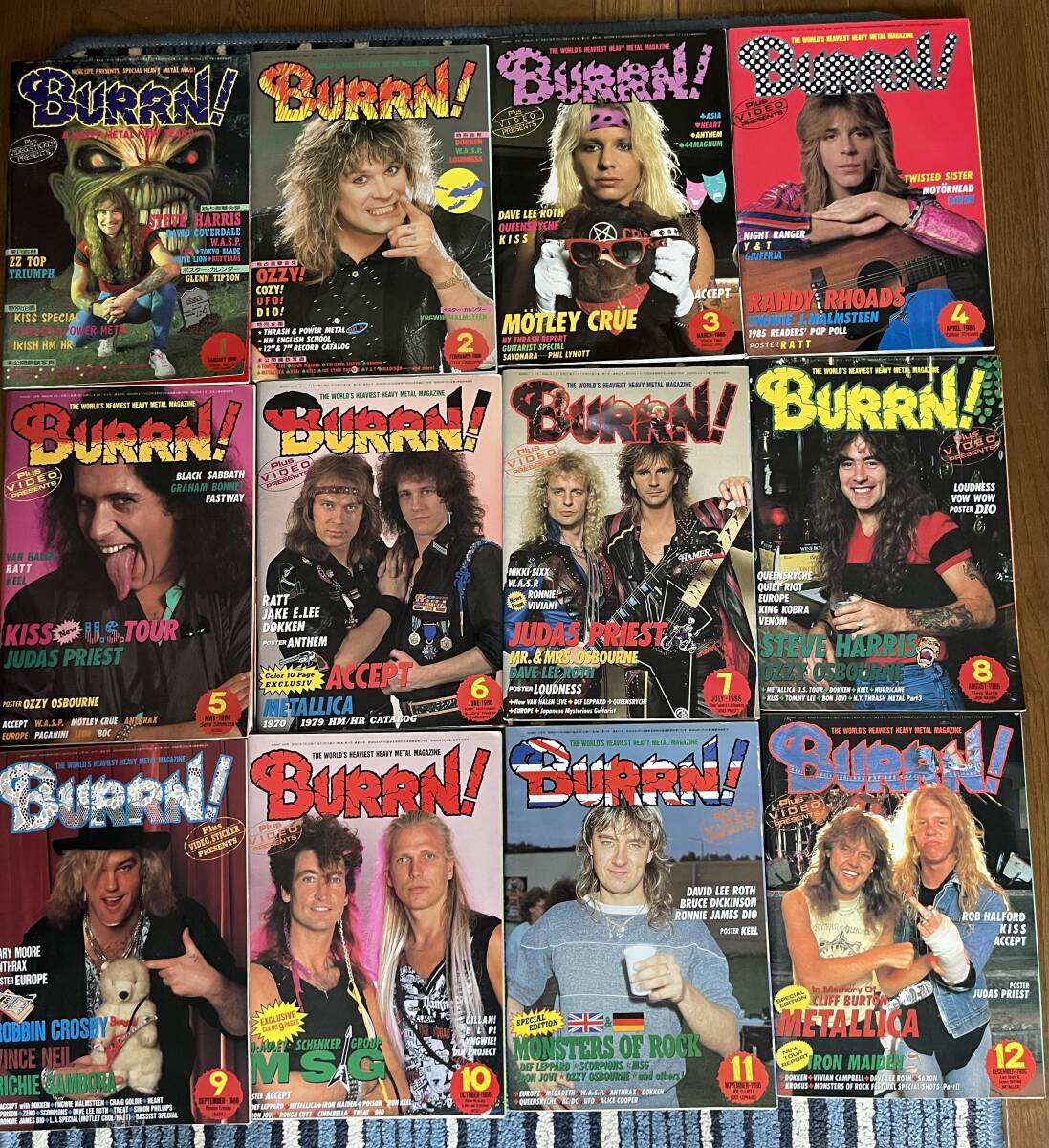 BURRN! 1986年 1-12月号 全12冊拍卖