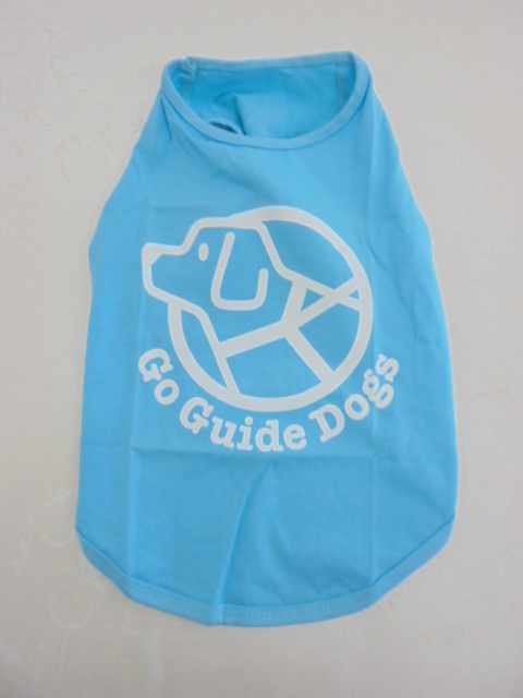 【KCM】PTO-167-5★未使用・保管品★Asuku/アスク チャリティーTシャツ ライトブルー 5号 袖なしタイプ 綿100%拍卖