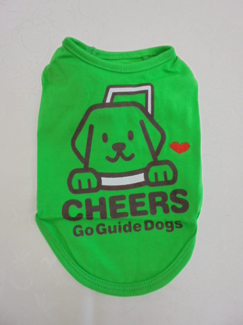 【KCM】PTO-170-2★未使用・保管品★Asuku/アスク チャリティーTシャツ グリーン 2号 袖なしタイプ 綿100% 拍卖