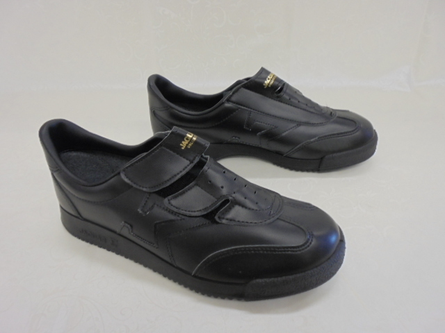 【KCM】JHKS-327-26.5★長期展示品★ムーンスター【JAGUAR Σ/ジャガーシグマ】メンズ スニーカー マジックテープ ブラック 26.5cm EE拍卖