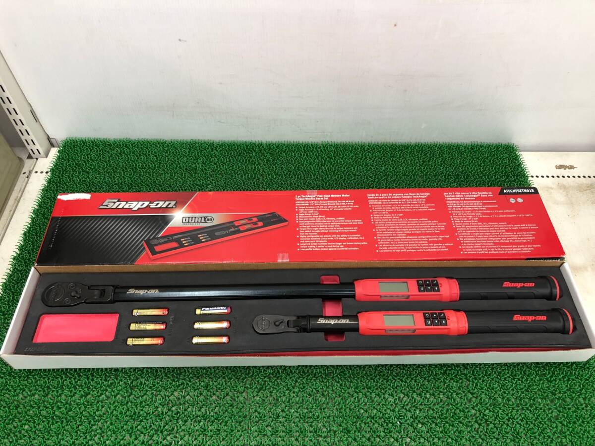 【送料着払い(有料)】【中古品】スナップオン Snap-on ニュートン メーター トルク レンチ セット 2 個 (レッド) 〇 ITCUMX32NUG0拍卖