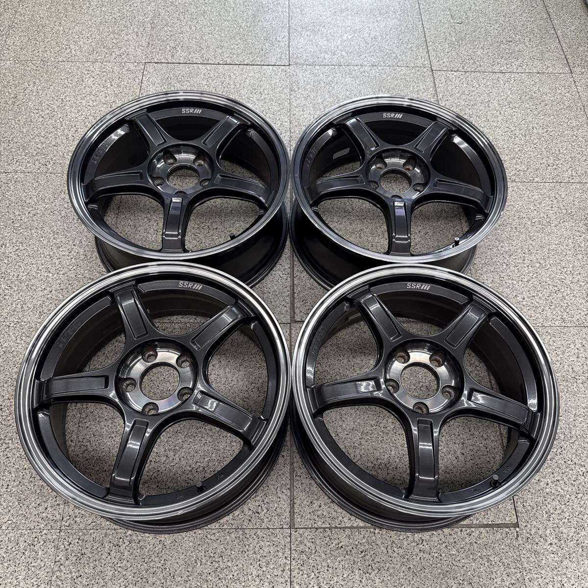 SSR FFT-R 18インチ 7.5J. +53 PCD114.3 5穴 4本セット拍卖