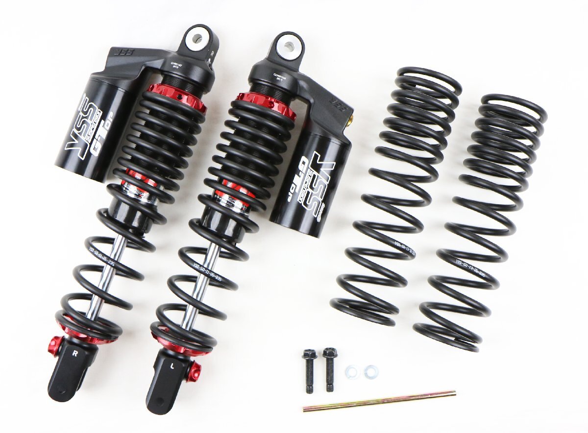 ★YSSリヤショック左右 G-TOP 350mm XMAX250/XMAX300 ねじ式プリロード/コンプレッション・リバウンド減衰力調整拍卖