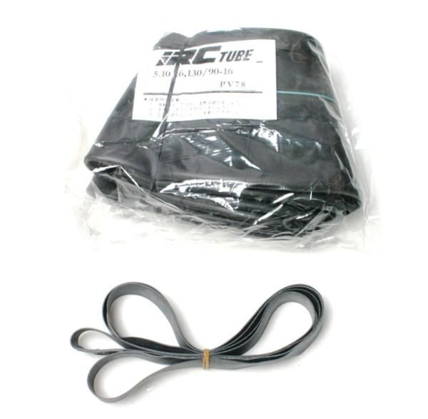 IRCチューブ +リムバンドセット 5.10-16, 130/90-16 PV78拍卖