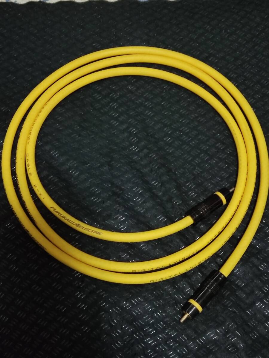 FURUKAWA ELECTRIC 古河電工 μ-x1 デジタルケーブル 2m拍卖