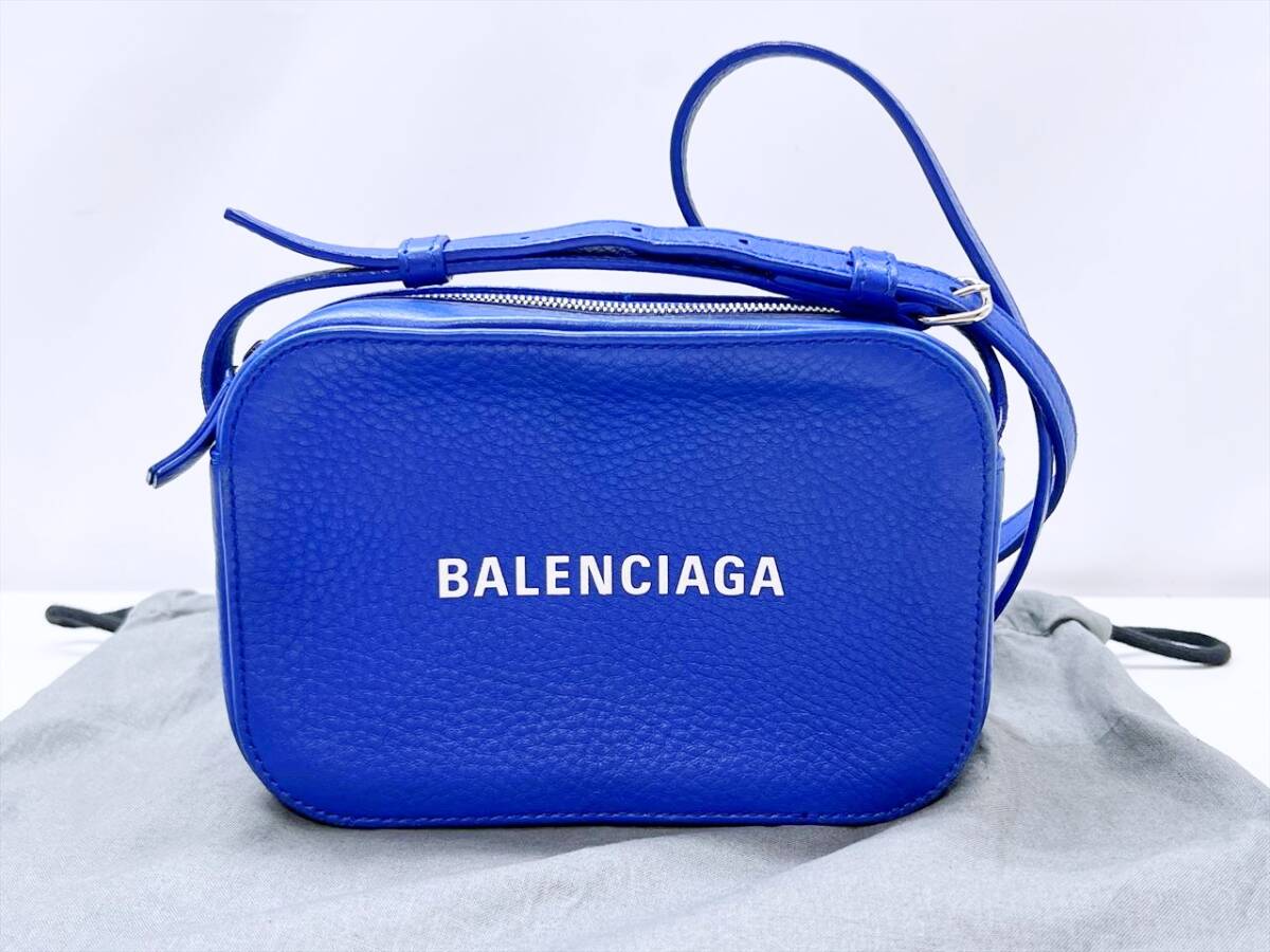 BALENCIAGA バレンシアガ エブリデイ カメラバッグXS 2WAY ショルダーバッグ ブルー 552372拍卖