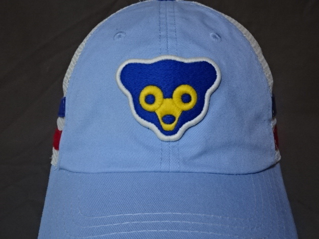 激レア USA購入【American Needle】【COOPERTOWN COLLECTION】MLB シカゴカブス【Chicago Cubs】旧ロゴ刺繍入り メッシュキャップ 中古良品拍卖