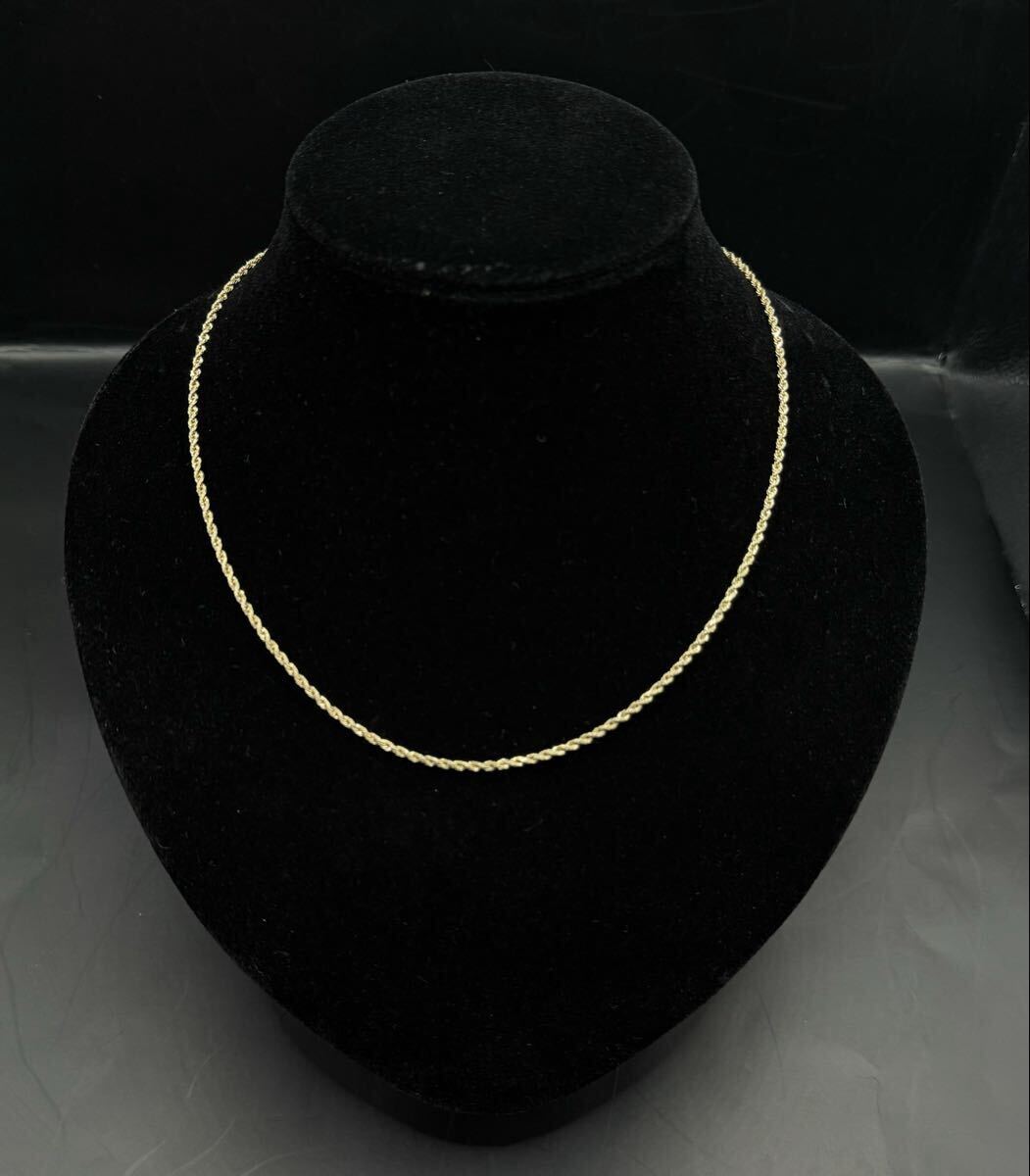 10K Yellow Gold Rope Chain 2 ゴールド ロープ チェーン ネックレス 喜平 14K 18K ヒップホップ avaritia avalanche jewelry拍卖