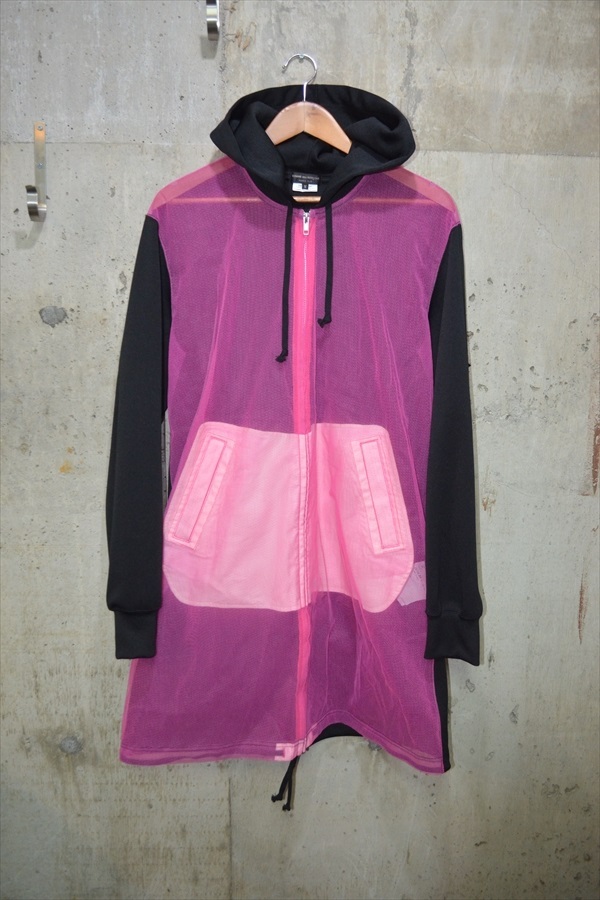 コムデ ギャルソン オム プリュス COMMEdesGARCONS HOMME PLUS チュール 切替 パーカー M PO-T031 AD2024 D8918拍卖